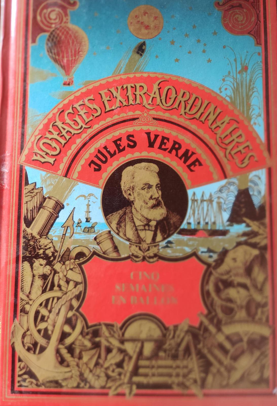 Jules Verne: Cinq semaines en ballon (French language, 1974, Librairie générale française)