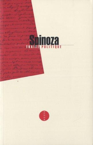 Benedictus de Spinoza: Traité politique (French language, 2013)