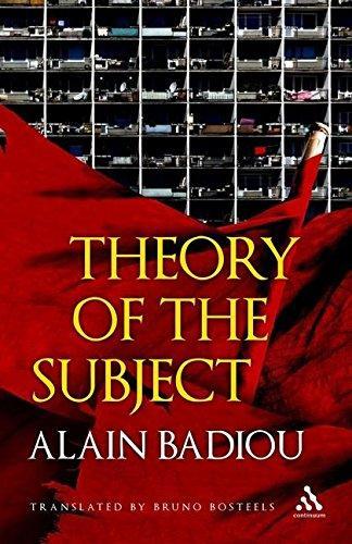 Alain Badiou: Theory of the Subject (2009)