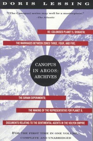 Doris Lessing, Doris Lessing: Canopus in Argos : archives