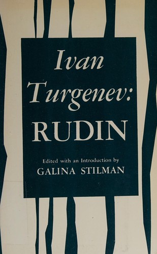 Ivan Sergeevich Turgenev: Rudin. (Russian language, 1955, Columbia University Press)