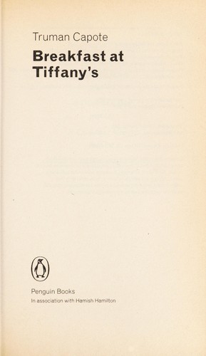 Truman Capote: Breakfast at Tiffany's (Paperback, Penguin)