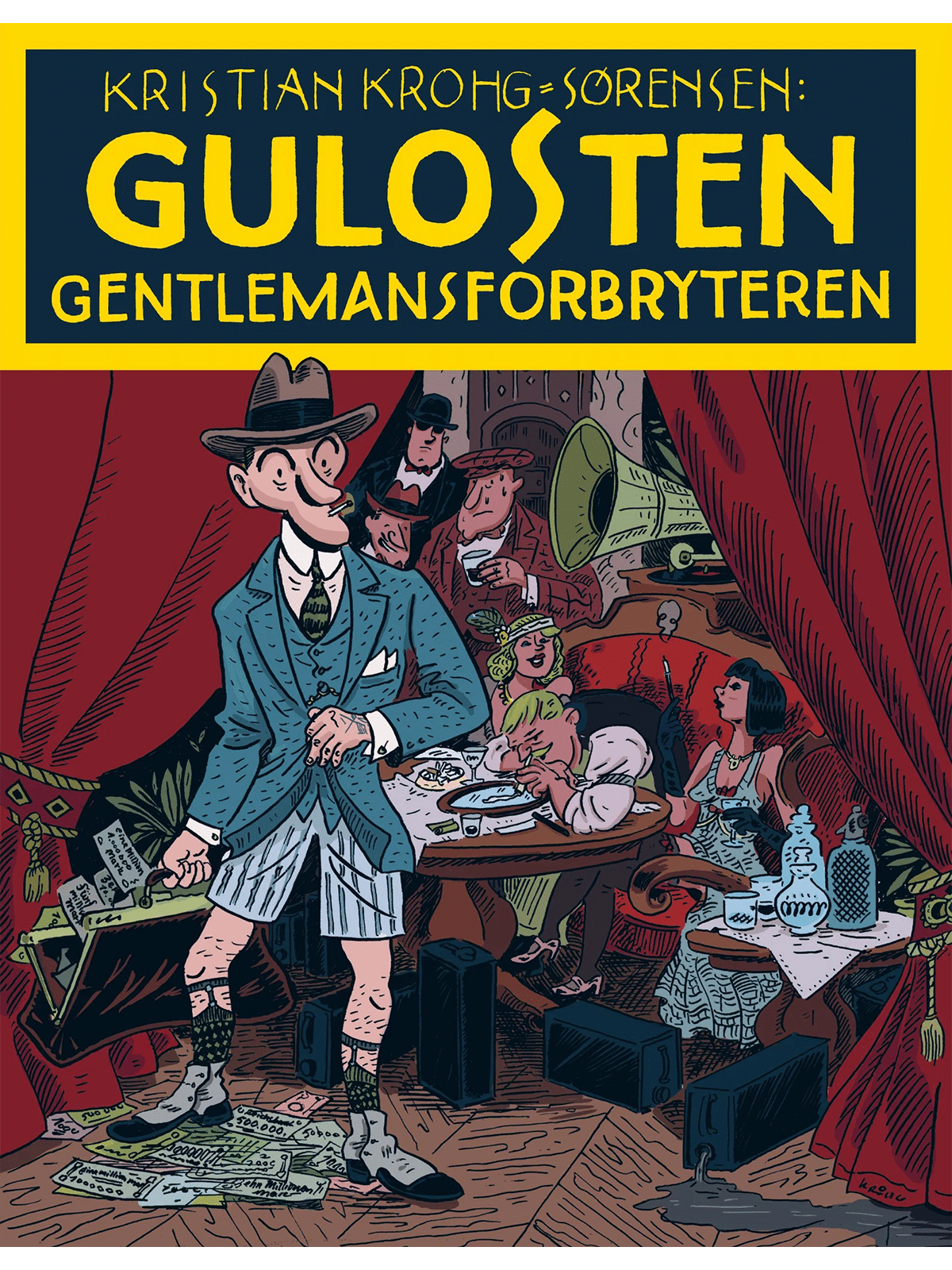 Kristian Krohg-Sørensen: Gulosten – Gentlemansforbryteren (GraphicNovel, no-NB language, No Comprendo Press)