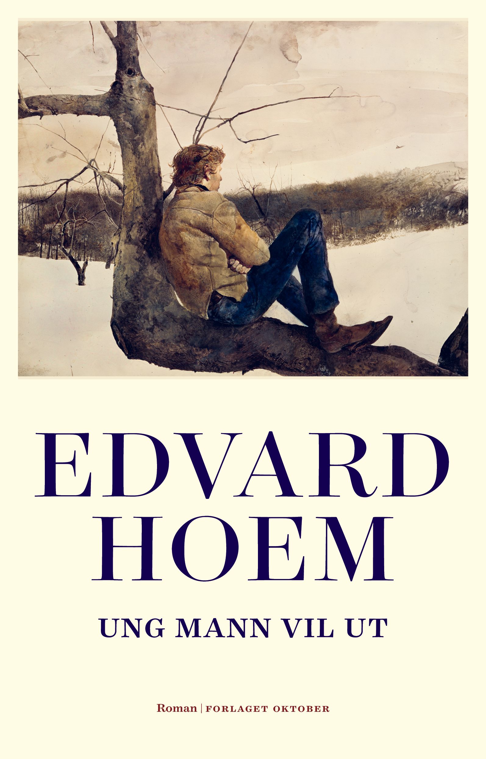 Edvard Hoem: Ung mann vil ut (Hardcover, Norsk language, Forlaget Oktober)