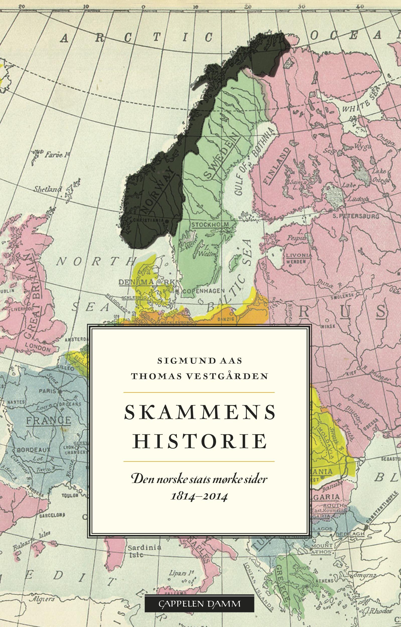 Sigmund Aas, Thomas Vestgården: Skammens historie (Norwegian language, 2014, Cappelen Damm)
