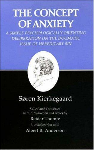 Søren Kierkegaard: The concept of anxiety (1981)